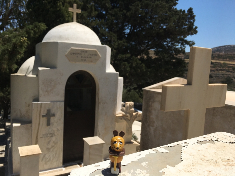 Lefkes auf Paros, Griechenland