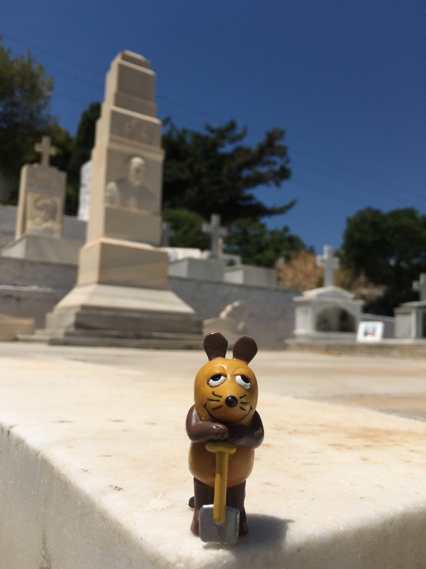 Lefkes auf Paros, Griechenland