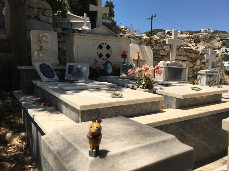 Lefkes auf Paros, Griechenland