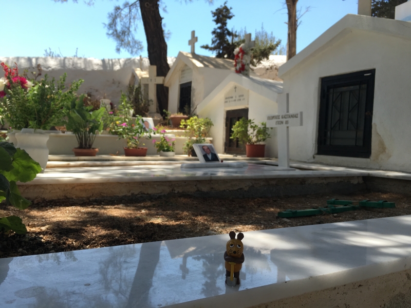 Lefkes auf Paros, Griechenland