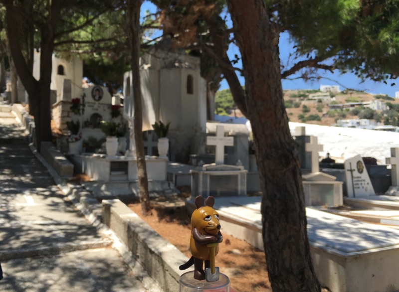 Lefkes auf Paros, Griechenland