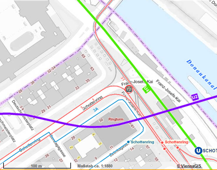 Plan Franz-Josefs-Kai