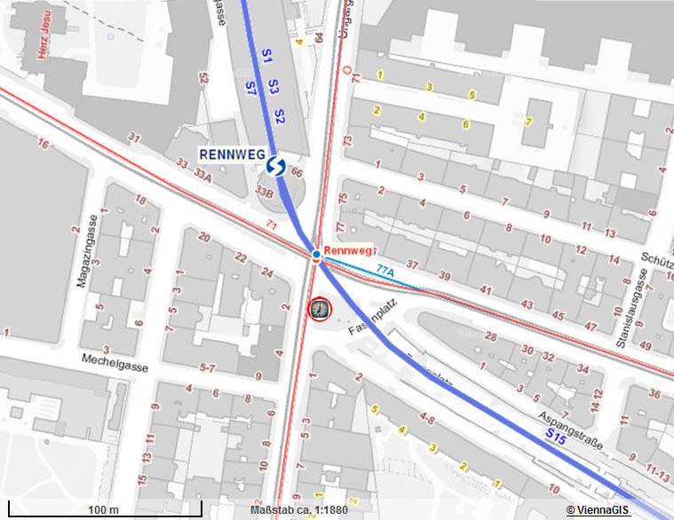 Plan Rennweg, Fasangasse