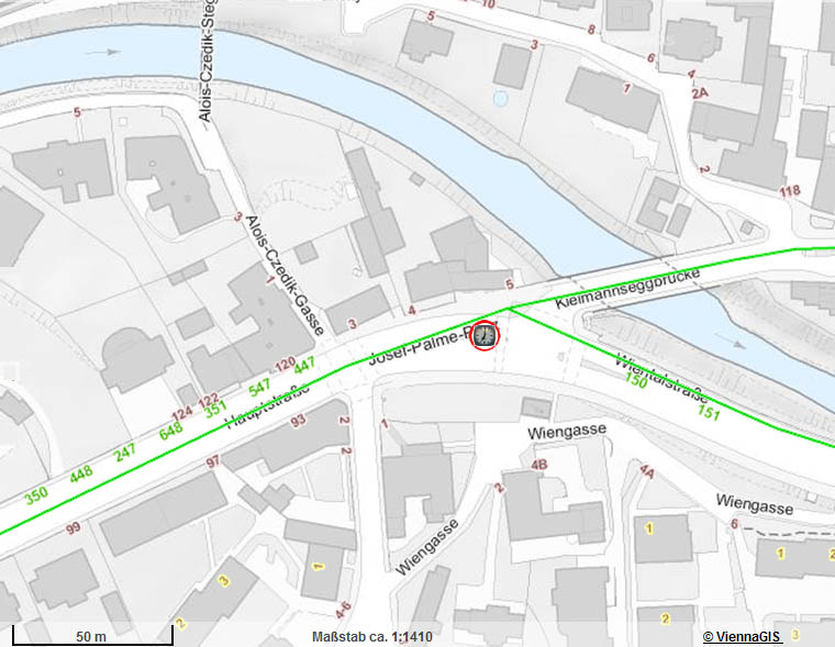 Plan Josef-Palme-Platz