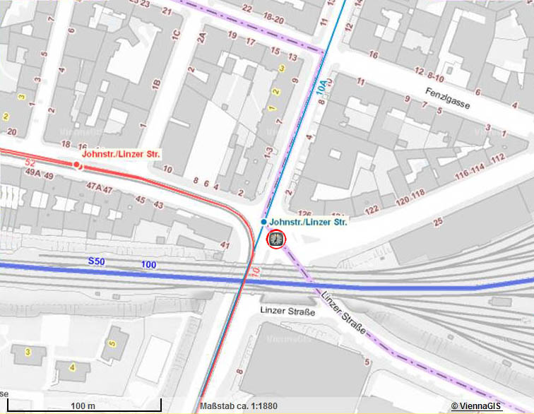 Plan Felberstra&szlig;e / Johnstra&szlig;e