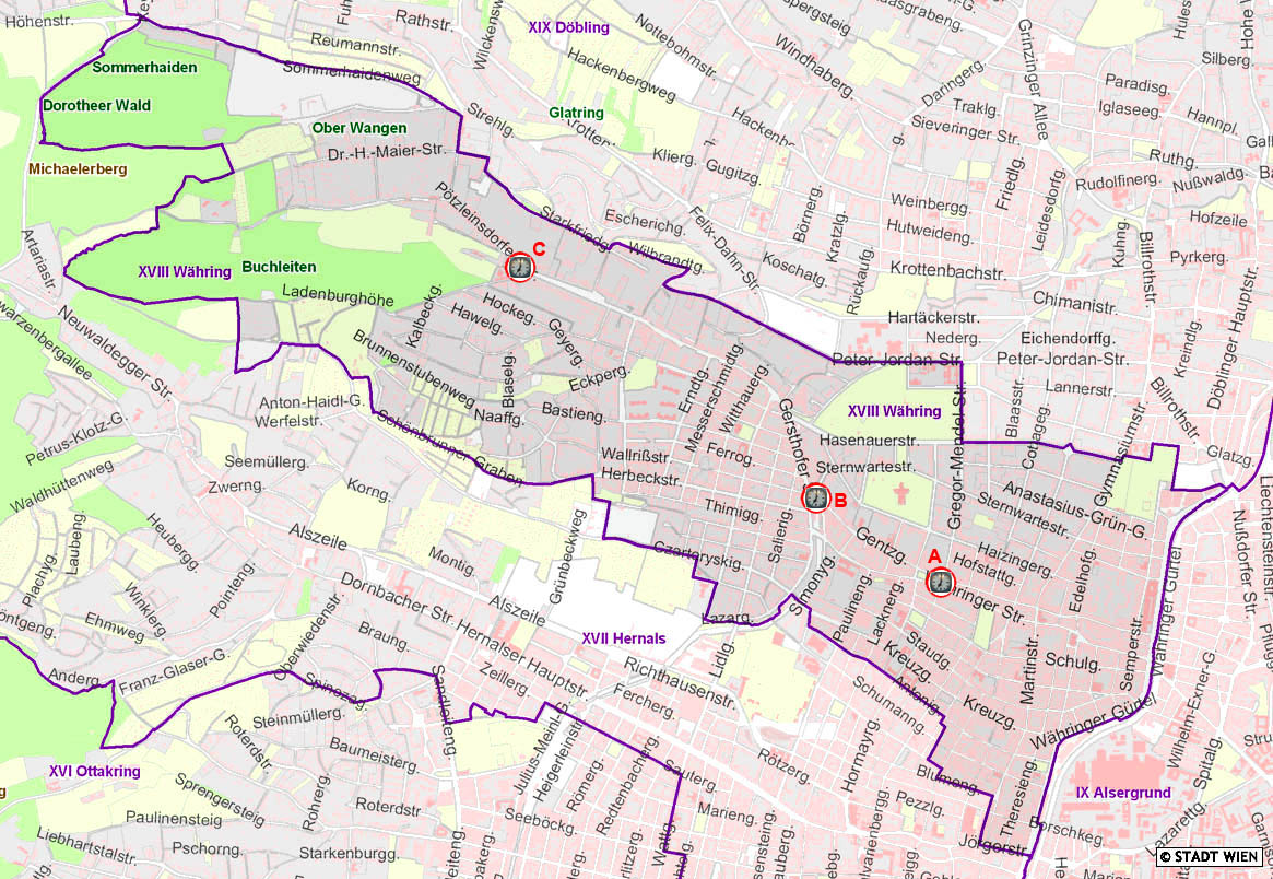 18. Bezirk, W&auml;hring